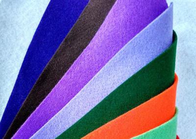 Feutre perforé par aiguille colorée de polyester, tissu 50gsm | 500gsm d'aiguille de poinçon