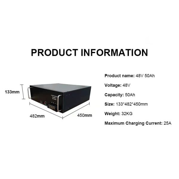 Chargeur électrique Lifepo4 de 48v 50ah