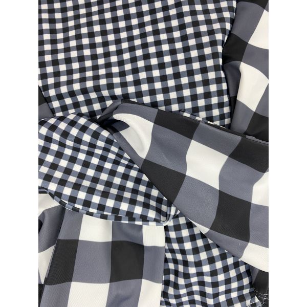 Girl One Piece Shepherd Check Cute Baby Swimsuits Odm