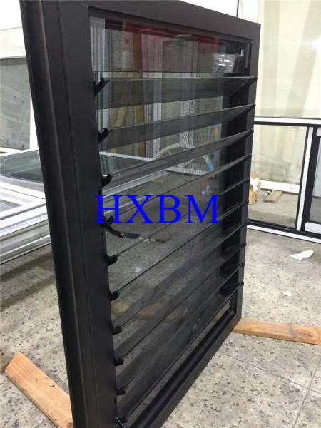 ISO9001 2.28pvb Aluminium Horizontal Sliding Windows 5mm Glass