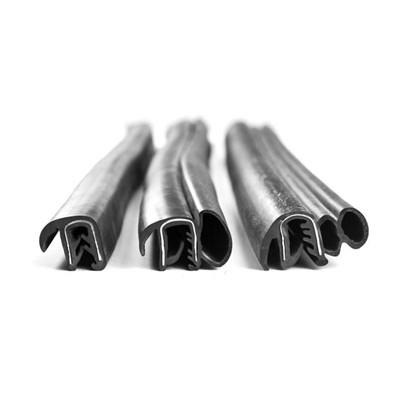 Forma personalizada EPDM Faixa de borracha preta para vedação de portas de automóveis para sistemas de vedação de janelas de automóveis
