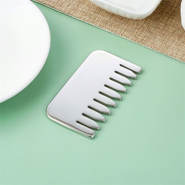 Body Massage and Scalp Relaxation 304 Stainless Steel Gua Sha Comb Scalp Relax And Hair Growth Head Gua Sha Massage Tool