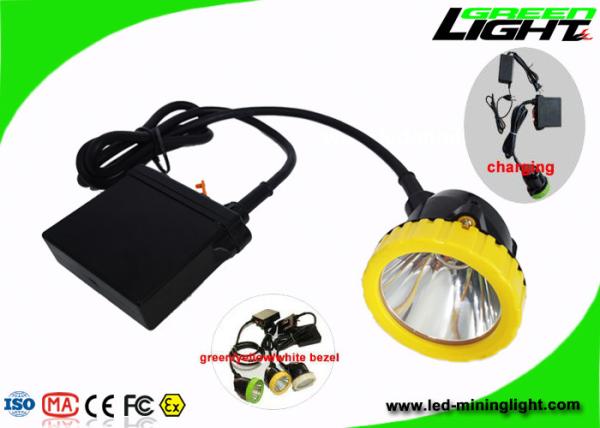 Anti Corrosion Hunting Mining Hard Hat Lights High Power Headlamp 50000lux Brightness