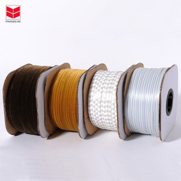 3-25mm Pile Height Waterproof Dustproof Extrusive Backing Weather Strip For Modern Window And Door Modern Design Style
