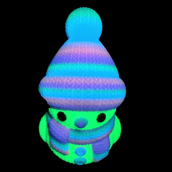 PINRUI Glow Rainbow PLA 1kg 1.75mm  Change Color In The Dark For 3d Printer