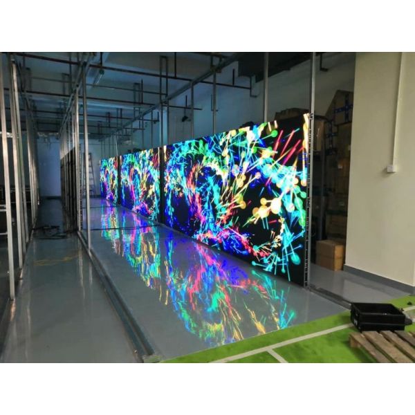 SMD1921 P3.91 P7.8の透明な導かれた広告のカーテン1R1G1B