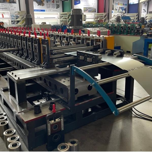 Metal Supermarket Shelf Back Panel Profile Making Machine