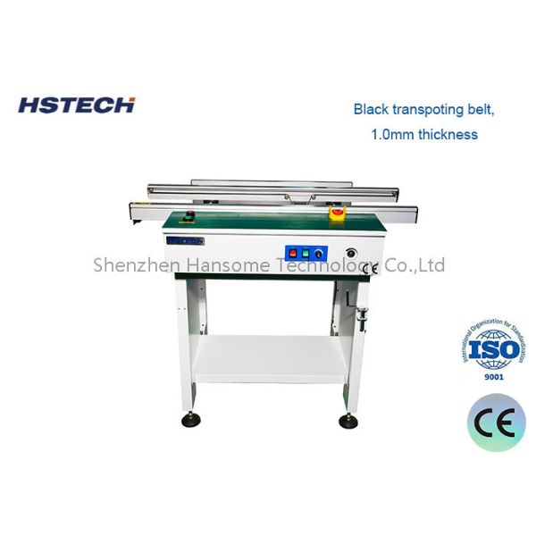 SMT PCB Conveyor With ESD Working Table Manual Width Adjust PCB Transport Machine
