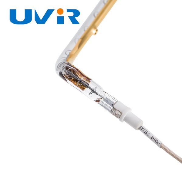 3D Contoured Gold Reflector Infrared Heating Element Tube with 150-6000W Power for Plastic Welding