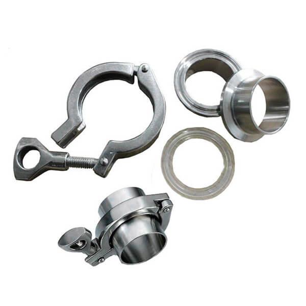 4 Inch Sanitary Tri Clamp Fittings  Aseptic Clamp Pipe Coupling  SMS3017