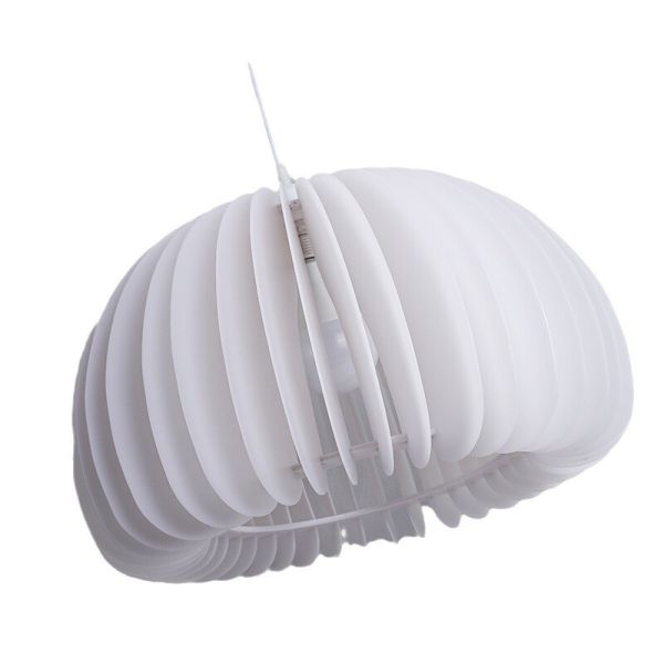 Decoración lujosa E27 lámpara de colgante LED Lustres de seda para el salón y el comedor