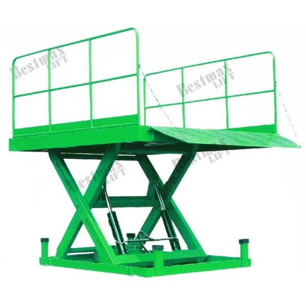 3000Kg Loading Capacity Hydraulic Stationary Scissor Lift 1.6M