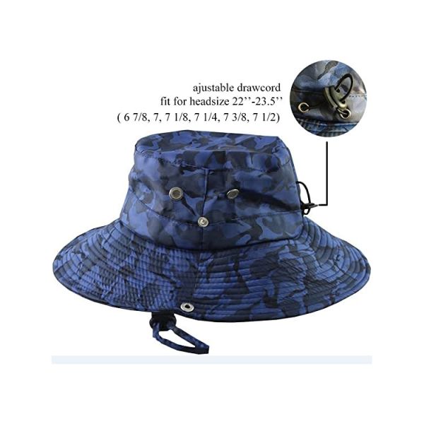 Шляпа ведра рыболова логотипа 56CM печати лета Unisex