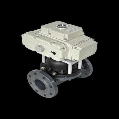 3/4in12in Special Shut-off Valve with Miniaturized Electric Cast Steel Diaphragm Control Mechanism Explosion-proof  Intelligent