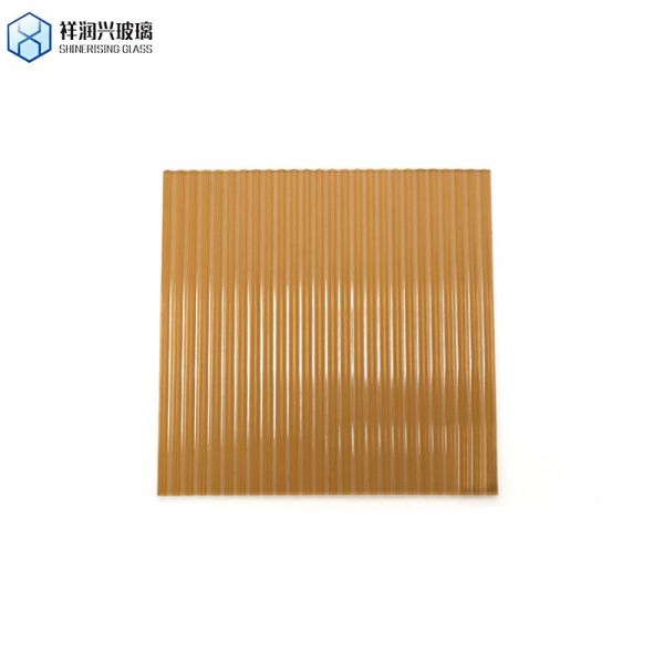 Brown Patterned Glass Shinerising 3mm 5mm 1830*2440new Technology Style Glass Embossed Glass