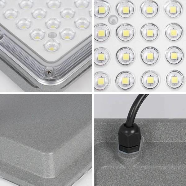 Outdoor Solar Floodlight 200w Lens High Brightness Solar Garden Lights IP67