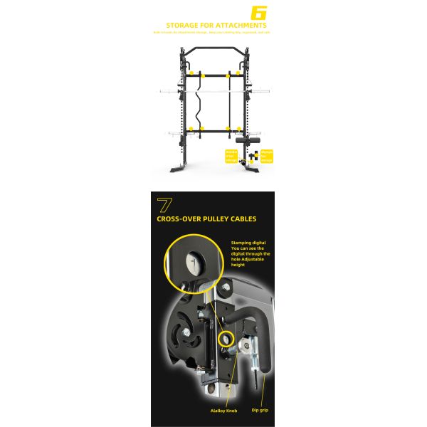 Modern Body Building Fitness Equipment 2022 Design All in One Trainer for Home Training