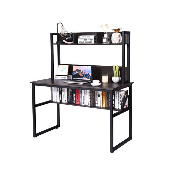 CEO Student Office Vintage Furniture Specific Office Desks with Hutch Bookshelf Storage