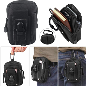 Universal Tactical Seat ​Back Organizer Vehicle Molle Panel Organizer Storage Bag With Detachable Molle Pouch