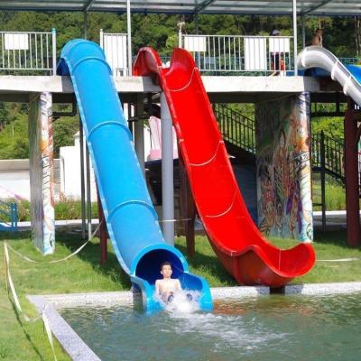 5m de altura Parque de diversões deslizamento aquático túnel recto deslizamento humanização design