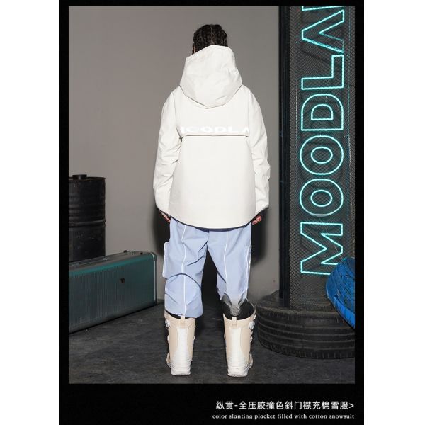 Windstopper Cotton Filling OEM ODM Heated Ski Pants for Adults Slanting Placket