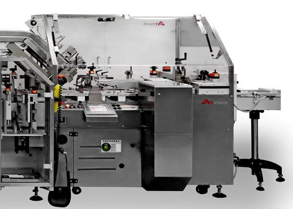 PLC Control Horizontal Cartoning Machine Skin Sun Care 3000 Pcs / Hour