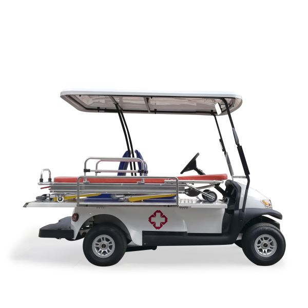 80-100 км дальности Алюминиевое шасси Электрическая скорая помощь Гольф-автомобиль для экстренного спасения