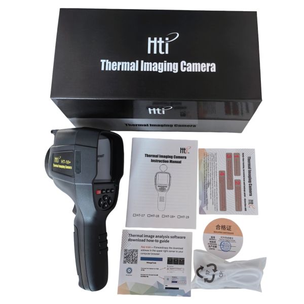HT-18+ Handheld Thermal Imaging Camera with 12μm Ultra Sensitive Detector 56° Viewing Angle and 3.2 Inch Display Screen