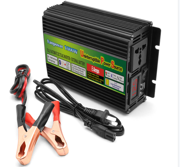 Черное 12V 1000W доработало инвертор волны синуса для корабля