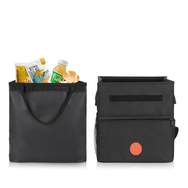 Hanging Car Organizer Bag Trunks Waterproof Car Trash Can Garbage Bin 9x5