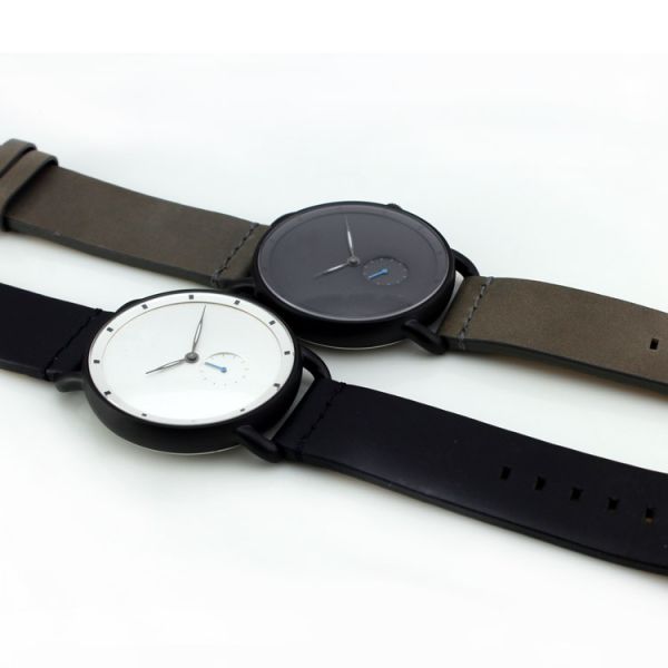 Men'S Fashion Luxury Stainless Steel Quartz Military Sport Leather Band Dial Wrist Watch
