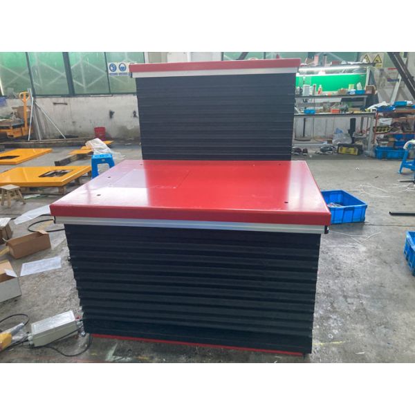 Таблица подъема Q345B неподвижная для платформы обрабатывающих промышленностей с защитным чехлом