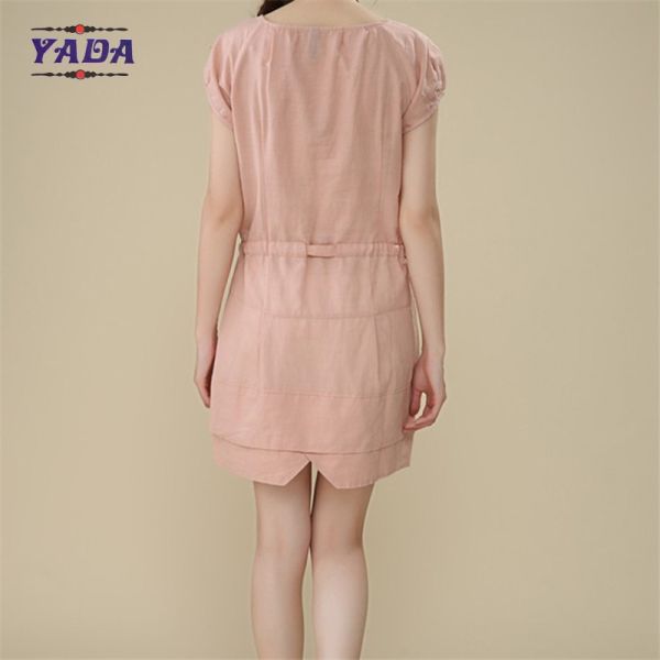 Летние платья с винтажным о-ошейником хлопчатобумажные летние одежды для толстых дам