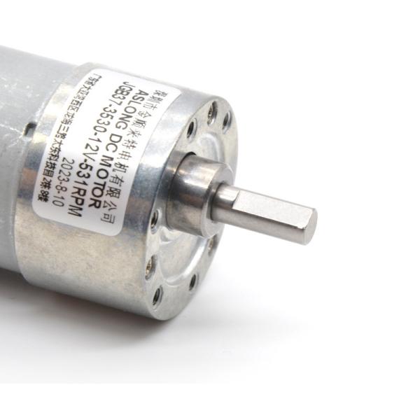 High Torque Motor With Encoder JGB37-3530GB 24V 20RPM 1:506 Micro Brush DC Reduction Motor
