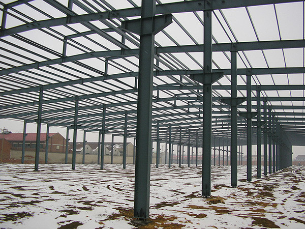 Industrial Heavy Steel Structure Building , 3D Drawing Heavy Metal Construction