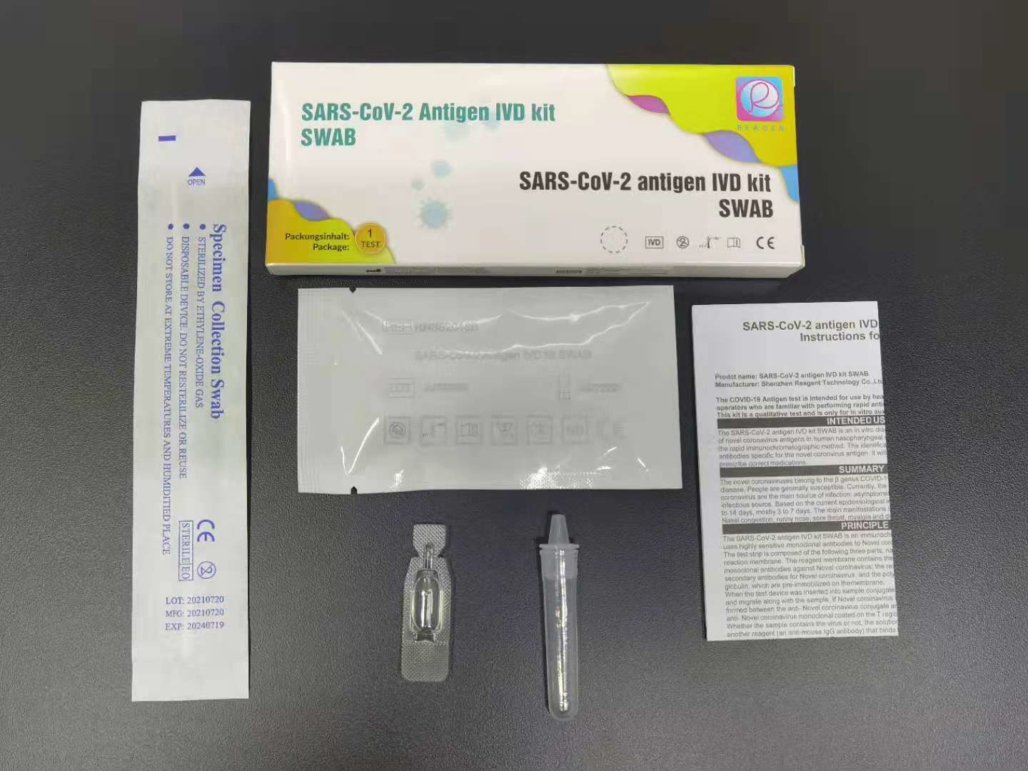 НАСАЛ 20 тест антиген IVD набор SARS-CoV-2 94,5% чувствительность