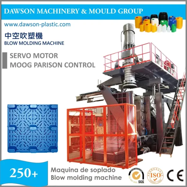 Машины дуя прессформы 250L штранг-прессования накопления паллетов PP HDPE пластиковые