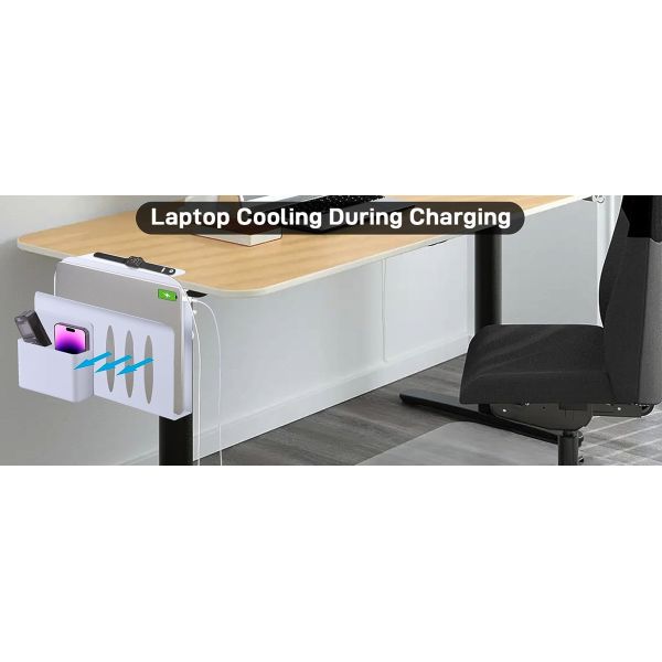 Металлический столовый ящик для управления кабелями под столовым офисным столом