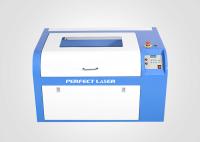 Cuir de PVC de la machine de gravure de laser de CO2 40W Mini For Plastic Acrylic