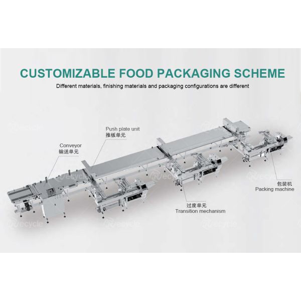 Back Sealing HFFS Flow Wrapping Machine for Instant Noodles Bread and Biscuit Packing