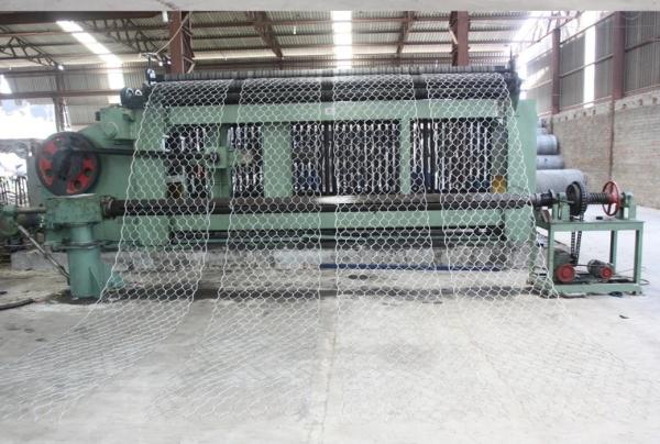80 X 100 Mm Hexagonal Gabion Basket / Galvanized Hexagonal Wire Netting 2 X 1 X 1 M