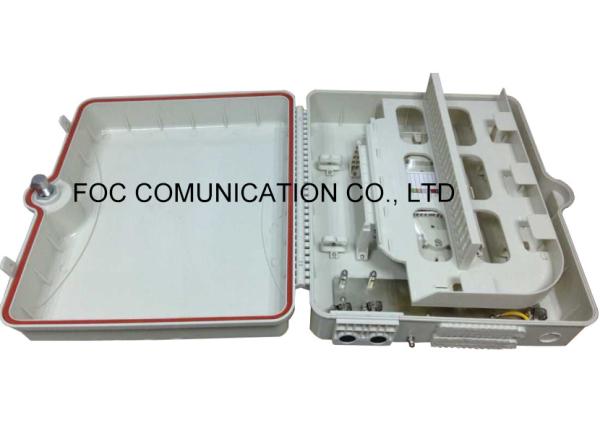 FTTH Optical Fiber Distribution Box / Outdoor Cable Enclosure Box ISO RoHS Listed