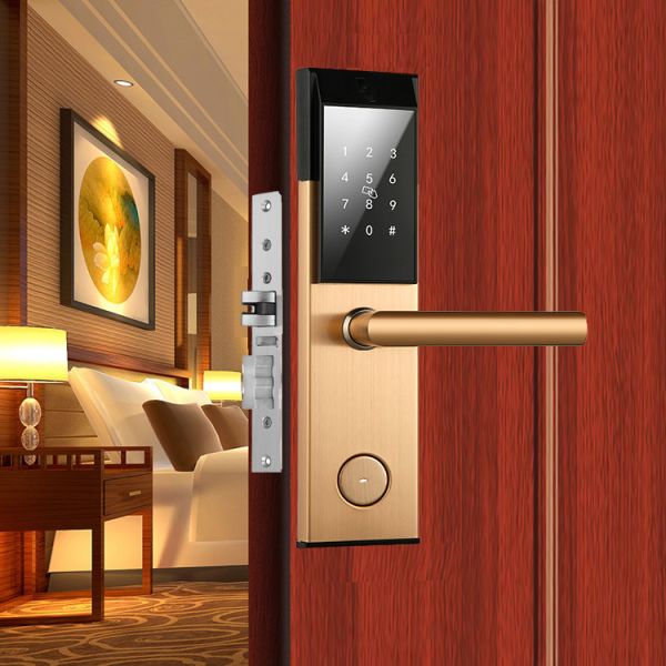 Anti Theft Alkaline Digital House Lock FCC Electronic Smart Lock
