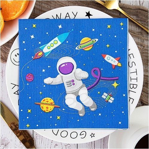 Party Tissue Happy Birthday Decoration Paper with Soft Eco-Friendly Customized Cartoon