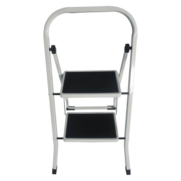 Wide Pedal Steel Step Stool 2 Steps Home Use  EN14183 Certificated