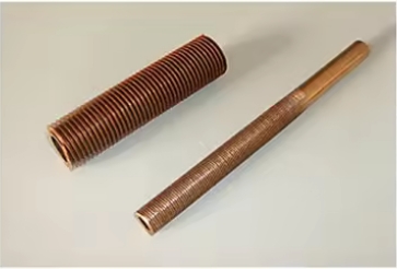 DELLOK 10 лопастей на дюйм L Лопастная труба для повышения эффективности теплопередачи