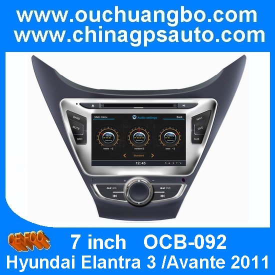 Ouchuangbo S100 Platform for Hyundai Elantra 3 /Avante 2011 with Car Audio Stereo GPS Navigation OCB-092