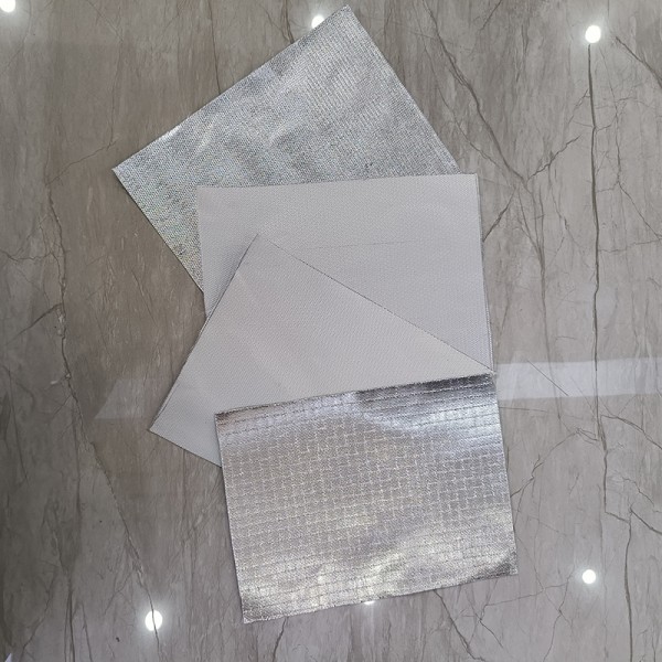 Excellent Insulation Aluminum Foil Fiberglass Cloth 0.25-3.0mm Thickness