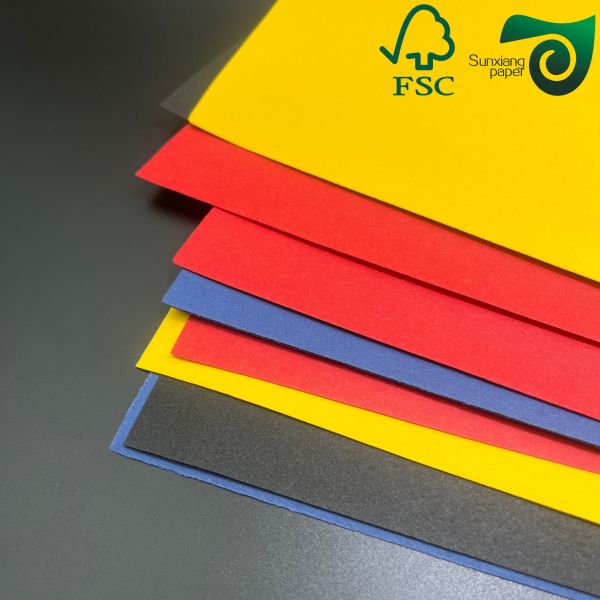 Inkjet Printable Recyclable Water Resistant Colored Fabric Paper FSC Wrapping Paper