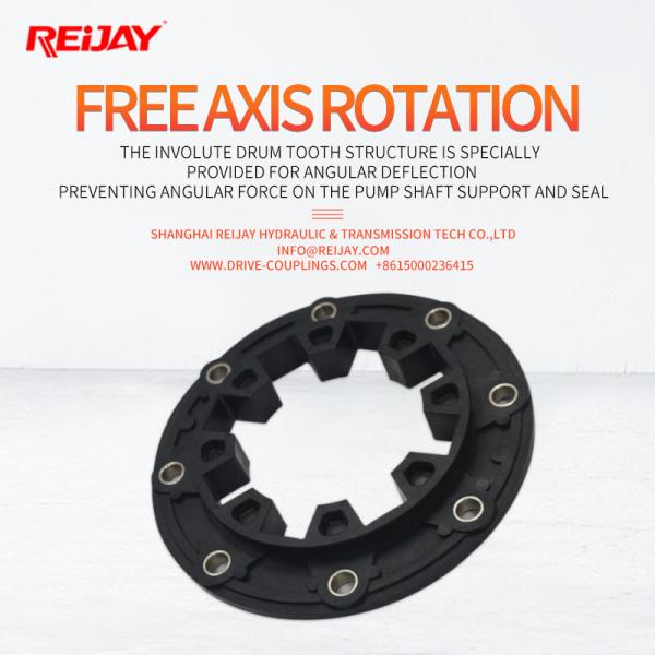 Rubber Steel SAE Flywheel Coupling For Engine Hydraulic Pump Drive Connections
